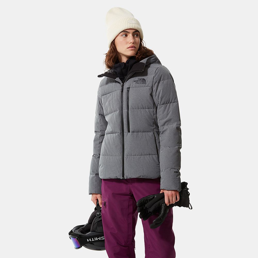 The North Face Waterproof Jackets Womens Australia - The North Face Heavenly Grey Skiing And Snowboa